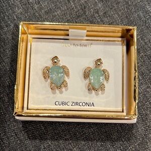 Turtle earrings